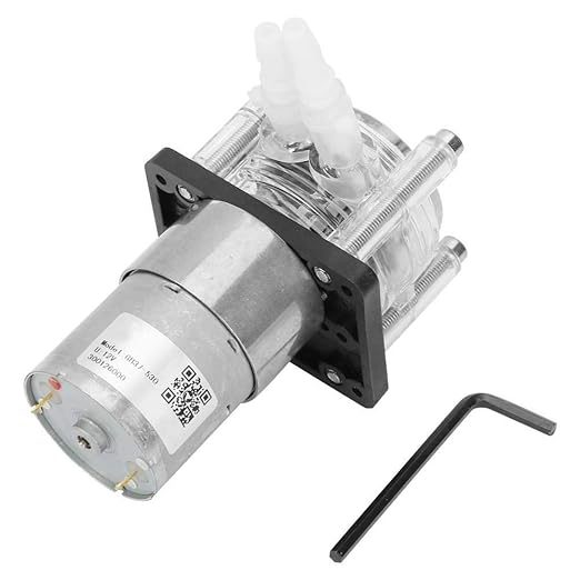 Peristaltic Pump Large, DC12V Strong Suction, Modern Style, Polycarbonate Material, 0-400ml/min Flow Rate