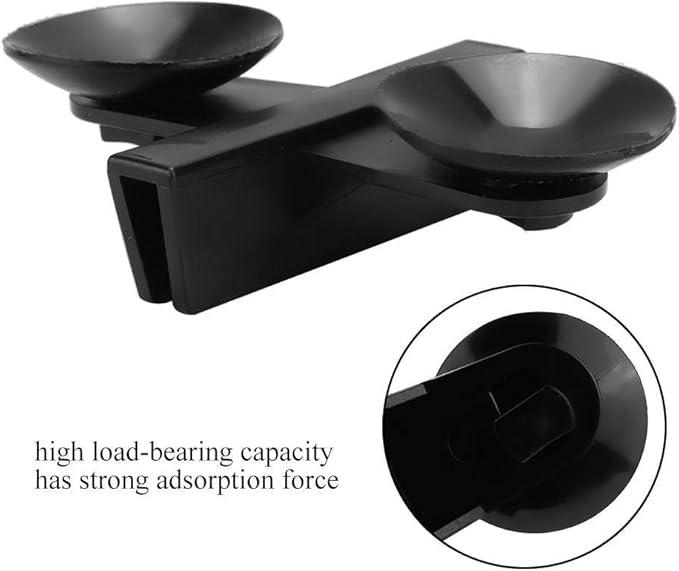 Tnfeeon 20PCS Plastic Fish Separator, Aquarium Breeding Suction Cup Glass Cover Separating Divider Support Clip Bracket