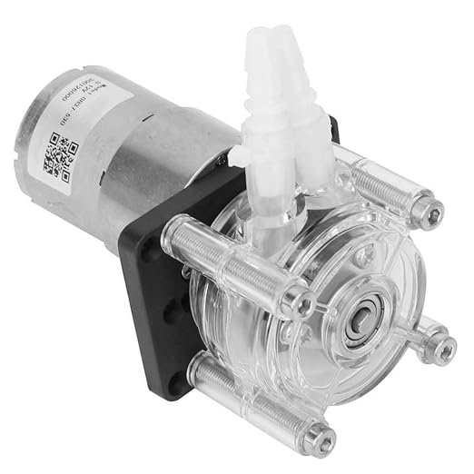 Peristaltic Pump Large, DC12V Strong Suction, Modern Style, Polycarbonate Material, 0-400ml/min Flow Rate