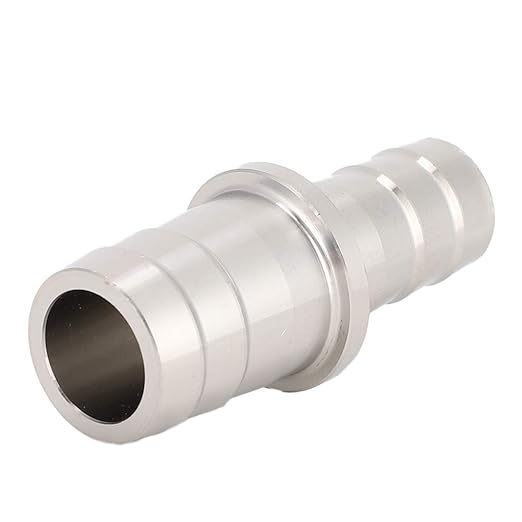Yosoo 2 Types of Aquarium Stainless Steel Water Pipe Adapter Fittings Joint Connector for Fish Tank 12mm/0.47in to 16mm/0.63in, 16mm/0.63in to 20mm/0.79in Hose Converter