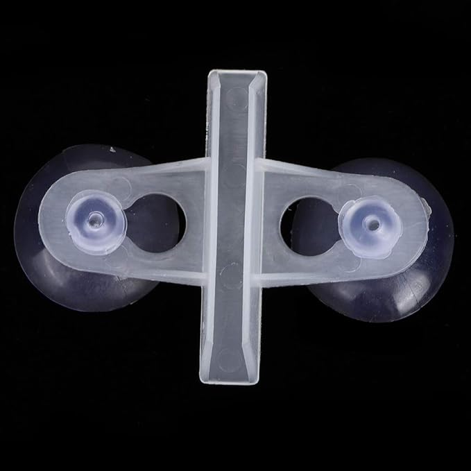40PCS PVC Aquarium Fish Suction Cup Separating Board Divider Support (White)