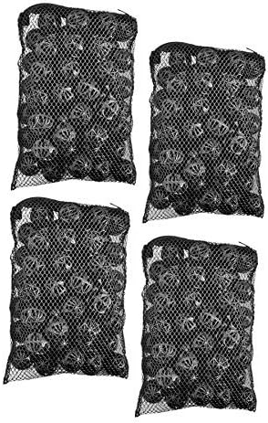 CNZ® 50pcs 1-inch Black Aquarium Fish Tank Filter Bio-Balls Filtration Media, 4-Pack …