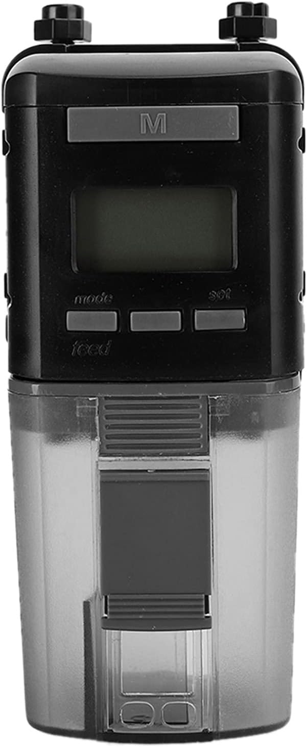 Aquarium Supplies Fish Feeding Gear, Feeding Timer Automatic Aquarium Feeding Timer Digital LCD Food Feeder Auto Feeding Electric Adjustable Fish Feeder for Aquarium Fish