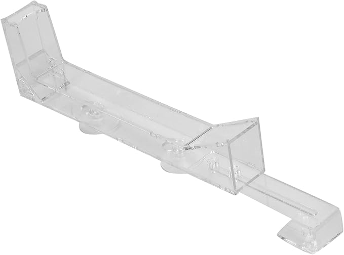 Shrimp Feeder Tube, Fish Plate Acrylic Transparent Tube, Clear Automatic Feeders Aquarium Feeding Tray for S (M(59cm / 23.2in Long))