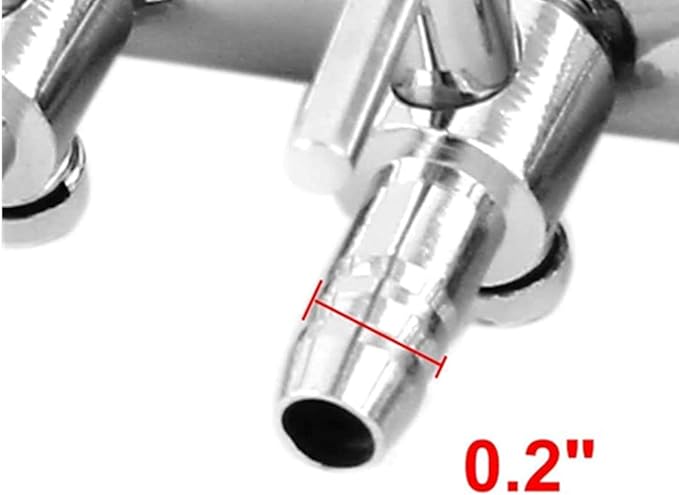 Aquarium Air Valve 18 Way Inline Manifold Air Flow Pump Tubing Splitter Lever Control Valve