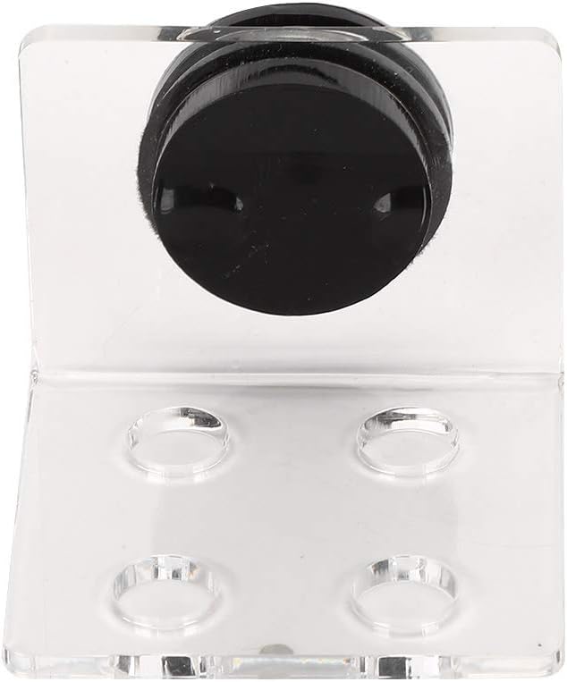 Fish Acrylic Bracket Base, Aquarium Rack Bracket Transparent Bracket Holder Frag Plugs Rack Suction Cup(4Holes)