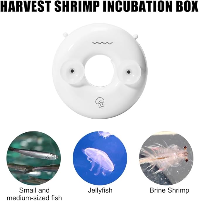 Brine Shrimp Hatchery Incubator,PC Automatic Brine Shrimp Hatchery Dish for Seawater Saltwater Jellyfish Tanks (Not Applicable to Freshwater)
