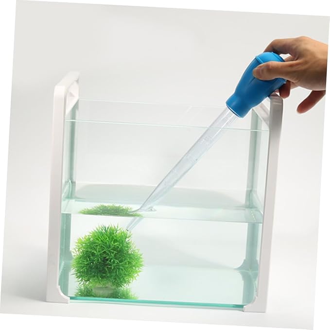 NOLITOY 3sets Coral Feeder Dropper 50ml Aquarium Water Clean and Pipette Cleaner Kit 2pcs*3