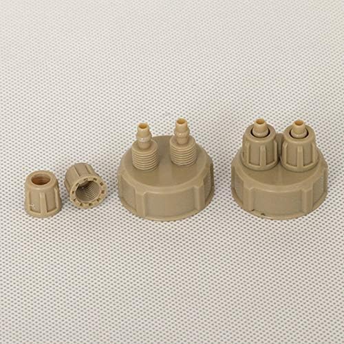 Aquarium Multifunction 2Pc DIY CO2 System Kits Generator Bottle Cap Fish Tank Carbon Dioxide DIY Reactor Quick Cap