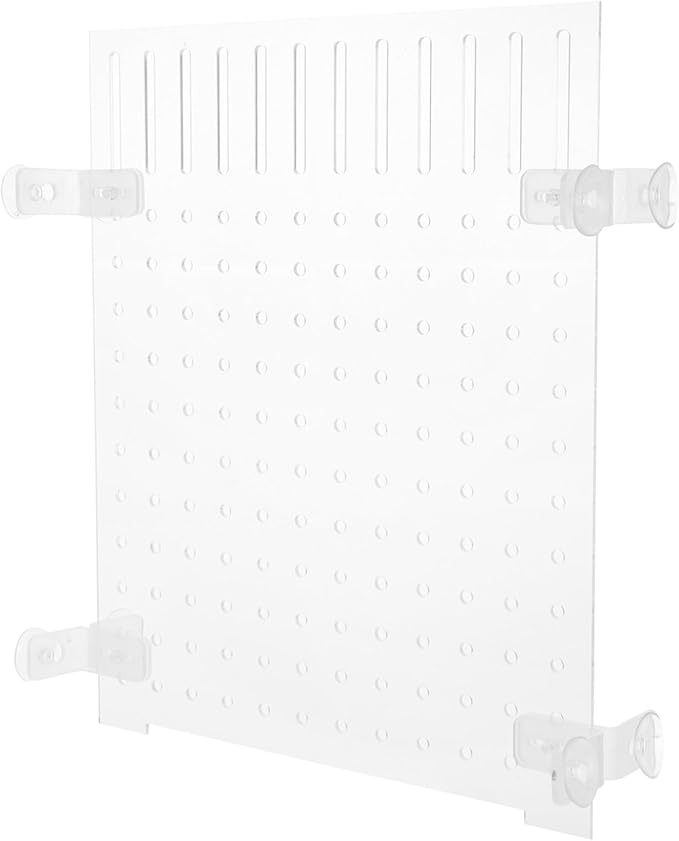 Ipetboom 1pc Fish Tank Acrylic Divider Board with Suction Cup - Mixed Breeding to Keep Different Fish Separated