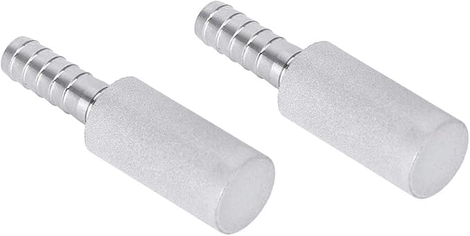 Zerodis 2Pcs 1/4 Inch Air Stone, Air Pump Accessories for Aquarium Cylinder Bubble Diffuser Airstones for Aquarium Fish Pump Aeration Diffusion Stone