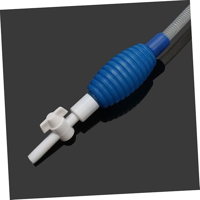 GANAZONO 2m Manual Fish Tank Water Changer Sand Washer Convenient Aquarium Hand Pump for Easy Daily Maintenance for Routine Water Changes