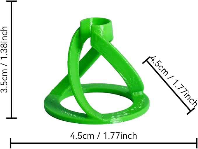 5 Pack Coral Frag Plug Sand Stands, Aquarium Sandbed Frag Rack Holder Mounts, Reef Tank Accessories for SPS LPS Zoanthid Corals, Secure Base Adapters (Green)