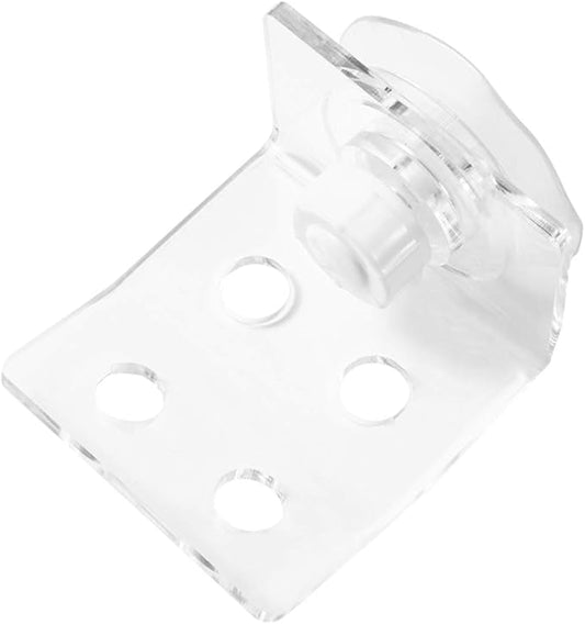 POPETPOP Frag Rack Coral Holder Acrylic Aquarium Fish Tank Glass - Small Reef Frag Rack 4 Hole Cover Clip Support Holder