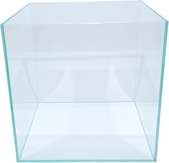 Lifegard Aquariums - 7 Gallon Cube Low Iron Ultra Clear Glass Tank 5mm - 12.16''x12.16 x12.16''