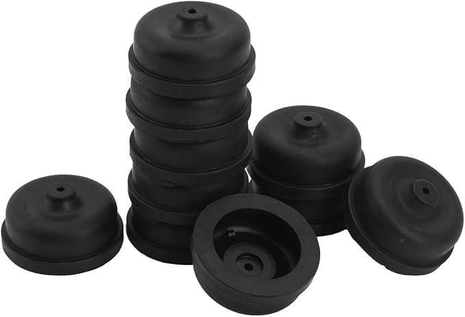 10 Pcs Black Aquarium Diaphragm Air Pump Accessories Rubber Oxygen Pump Replacement Parts for Aquarium Fishing Oxygen Pump