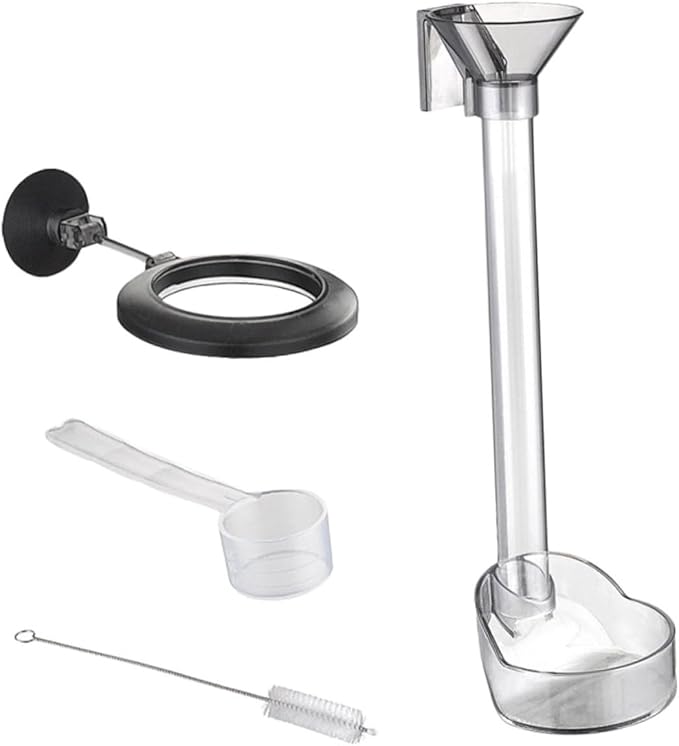 LIOOBO Shrimp Tank Feeder Fish Plant Tank Compatible Easy to Assemble Maintain Plastic Construction