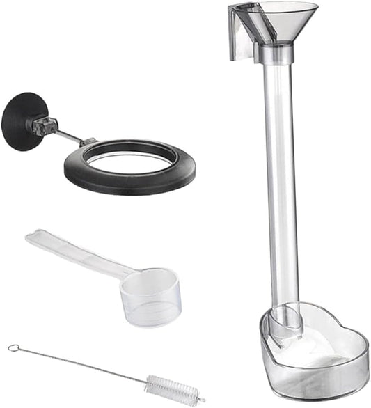 LIOOBO Shrimp Tank Feeder Fish Plant Tank Compatible Easy to Assemble Maintain Plastic Construction
