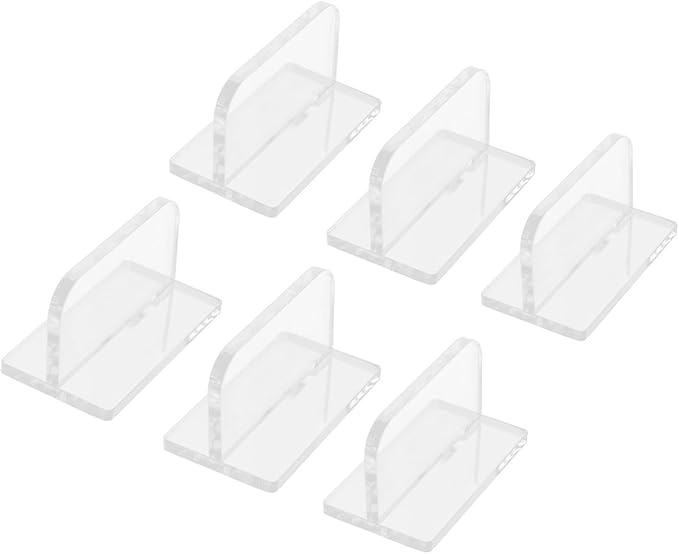 Aquarium Lid Handle, 6Pcs Aquarium Cover Handle Secure Grip Transparent Aquarium Lid Pull Handle Acrylic Fish Tank Cover Handle Replacement Handle for Aquarium for Home