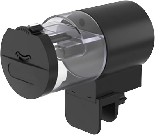 Automatic Fish Feeder 100ml Small Tank Auto Food Dispenser with Timer Programmable Feeding Machine with Portion Control for Vacation Holiday