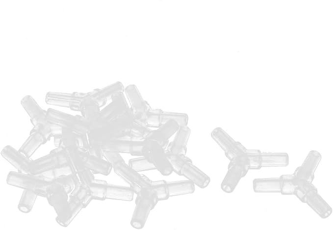 uxcell Plastic Y Shape Aquarium Air Hose Tubing Tube Valves Connectors 15pcs