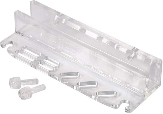 Fdit Acrylic Aquarium Fish Water Plant Scissor Scraper Spatula Maintenance Holder Storage Rack for Home Accessories