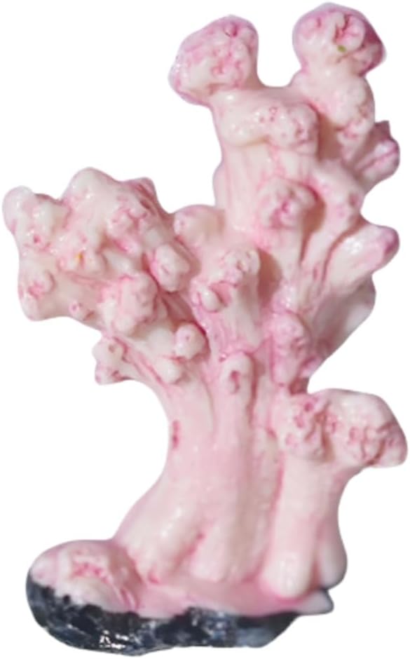 4 Pcs Artificial Coral Plant Aquarium Decorations Decor Artificial Polyresin Colorful Coral Reef Decoration Fish Tank Accessories Aquarium Decor Betta Fish Tank Aquarium Landscape (Style C)