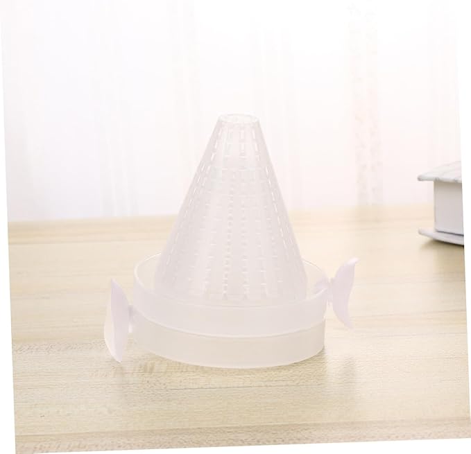 FOMIYES 3pcs Automatic Fish Feeder Red Worm Cup Cone Feeder Suction Aquarium Tank Feeding Cup for Small Fish Aquatic Pets
