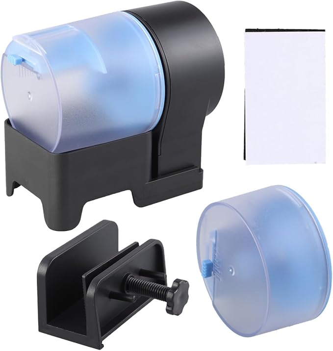 BESPORTBLE Automatic Fish Feeder 12/ Hour Timer Fish Tank Food Dispenser Large Tank Moisture Prevent Design