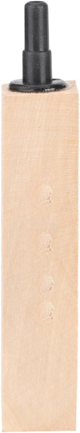 Yctze 2-Piece Set Wooden Air Bubble Stone Diffuser for Aquarium Fish, Fine Mist Lime Wood Airstone for Skimmer, and Small Block Accessories (L)