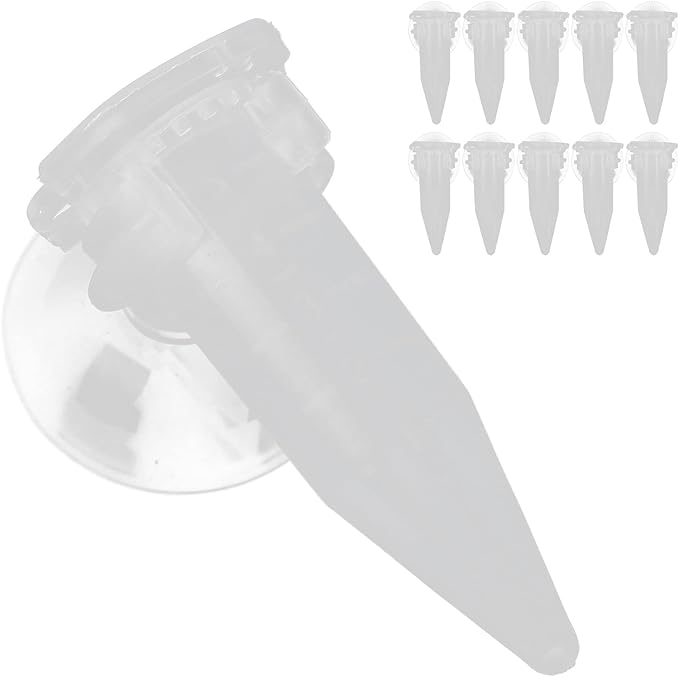 Gavigain Automatic Fish Feeder, Compact Design, Reusable, Adjustable Food Release, Suction Cup Installation, for Small to Medium Aquariums, Ideal for Live Foods
