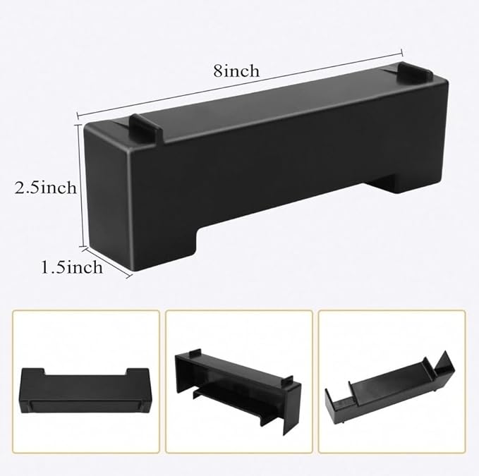 CPLIKE Shrimp Cave Aquarium Tunnel, Aquarium Decor Habitat Decoration, Black Plastic, Modern, Corydora Catfish, Kuhli Loach, Clown Cory Shrimp, Fish, 0.5"D x 2.5"W x 1.5"H