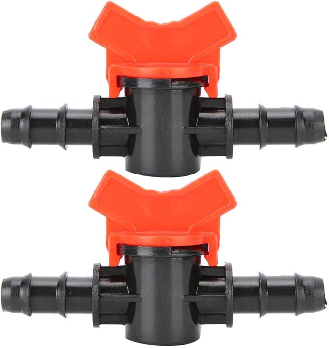 GLOGLOW Aquarium Air Valve, 2 Pcs Air Switch Valve Regulator Fish Water Flowing Regulator Aquarium Water Controller Tube Pipe Connector(10mm) Air Pump Accessories