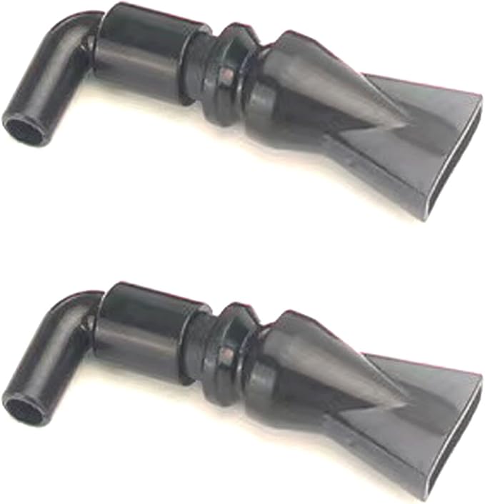 Still Awake 2 Pcs Aquarium Pump Duckbill Nozzle,Water Outlet Return Pipe Fitting,Fish Tank Duckbill Sprinkler Aquarium Pump Flare Duckbill Nozzle,Water Outlet Pipe 8mm/5/16 Inch (S)