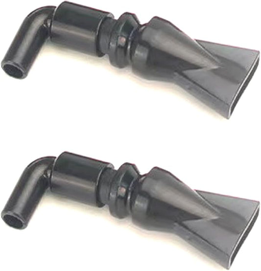 Still Awake 2 Pcs Aquarium Pump Duckbill Nozzle,Water Outlet Return Pipe Fitting,Fish Tank Duckbill Sprinkler Aquarium Pump Flare Duckbill Nozzle,Water Outlet Pipe 8mm/5/16 Inch (S)