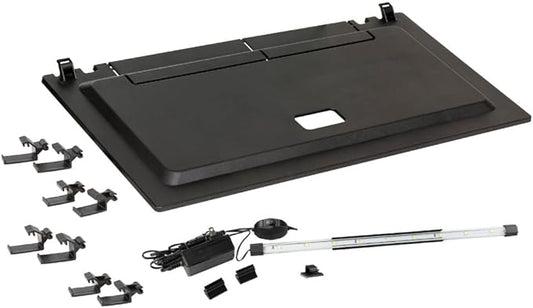 Tetra LED Aquarium Hood 24 in x 12 in, Low-Profile Fish Tank Cover with Hidden Lighting