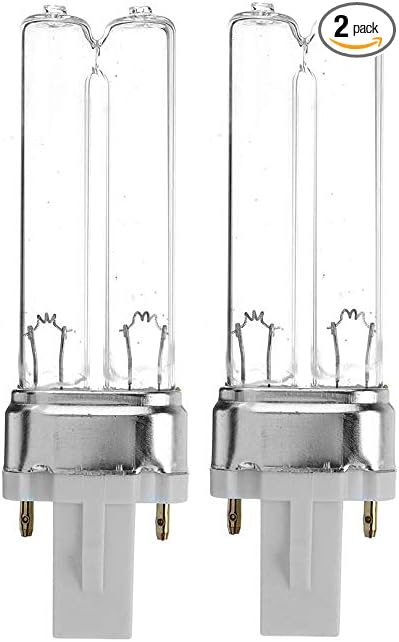 Marine Color LB4000 Replacement Bulb for Germ Guardian AC4825 AC4850PT AC4300BPTCA AC4300BPT AC4850 AC4900 AC4900CA AC4800 AC4900 Purifiers Replace 5W Bulb(2 Packs)