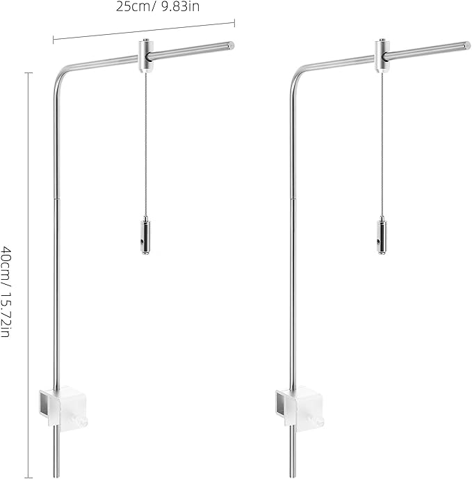 Alipis Adjustable Aquarium Light Stand Rack for Fish Tanks 15.74X9.84X0.19In Hanging Bracket for Aquarium Light Mount and Aquatic Plant Lighting Holder