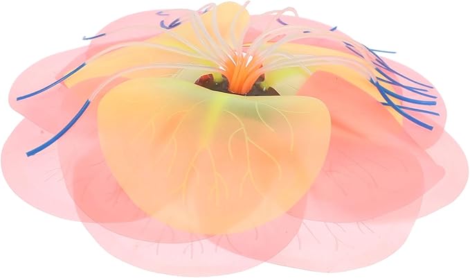 MERRYHAPY Artificial Silicone Coral Decoration for Fish Tank Glowing Water Grass Ornament Aquarium Accessory for Natural Aquatic Landscapes