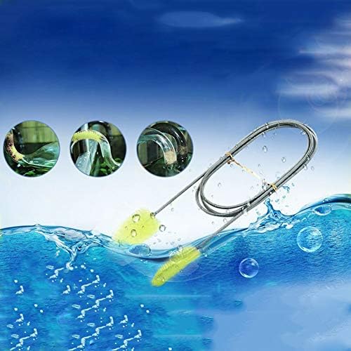 Aquarium Filter Cleaning Brush 61 Inch Long Flexible Nylon Fish Tank Tube Cleaner for Air Pump Pipe Accessories Debris Removal