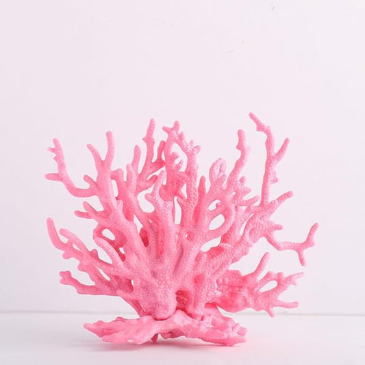 Fish Tank Decorations,Aquarium Corals Decoration, Aquarium Ornaments, Fish Tank Coral, Aquarium Corals Decoration, Fish Decorations for Aquarium (1pcs, Pink, Medium)
