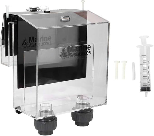 Zerodis Aquarium Water Cycle Box, Acrylic Hang On Fish Water Siphon Air Pumps for Recycled Water and Increase Oxygen, Filtration Water No Noise Fish Filter
