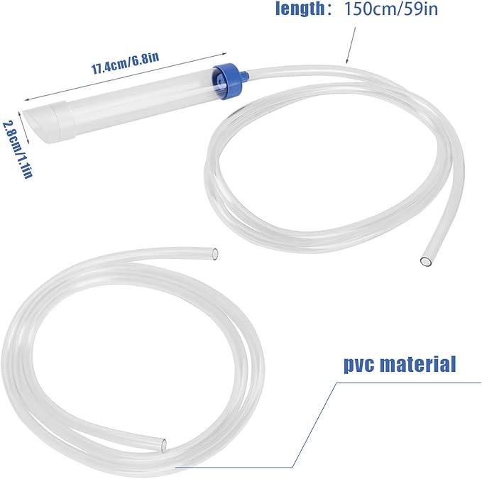 Aquarium Fish Tank Siphon Gravel Cleaner Water Changer for Fish Tank Cleaning Gravel & Sand