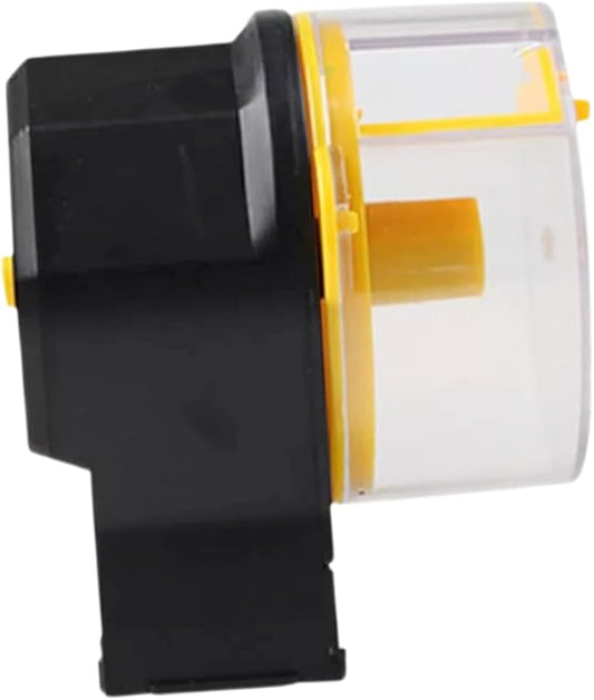VILLCASE Automatic Fish Feeder for Aquarium and Goldfish Tank Adjustable Timer Fish Tank Feeder Feeding Device Yellow Plastic for Vacation Use