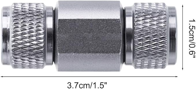 MiOYOOW Aquarium Check Valve, Anti-High-Pressure Fish Tank Air Pump Valves for Air CO2 Line 4MM Hose