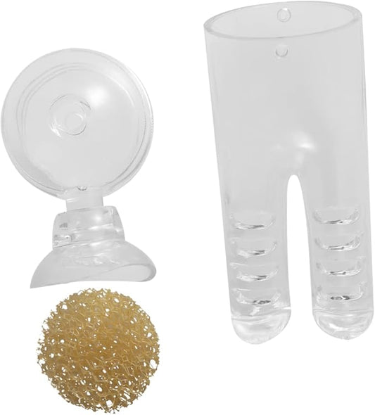 Automatic Fish Feeder Cover for Aquarium Shrimp Eggs Feeder Easy Install Suction Cup Fish Tank Accessory