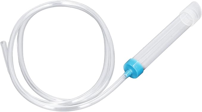 Zerodis Aquarium Water Changer Manual Siphon Gravel Cleaner with Special Tube Head for Small Fish Tank Washing Sand Changing Water Sucking Stool