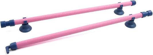 uxcell Pink 23" Length Fish Tank Filter Hydroponic Air Stone Bubble Wall Tube Pump Ornament