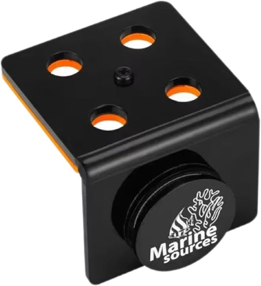 Marine Sources Aquarium Clear Acrylic Coral Frag Plugs Rack Holder SPS Coral Support Seawater Fish Tank Accessories Magnetic (CRB-M-G13)