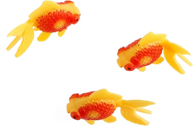 3 Pack Plastic Artificial Moving Fish Fish Ornament Small Fishes Decorations for Aquarium Fish for Tank Toxic Aquarium Heater Light Thermometers Gravel Pump Sand Decorations